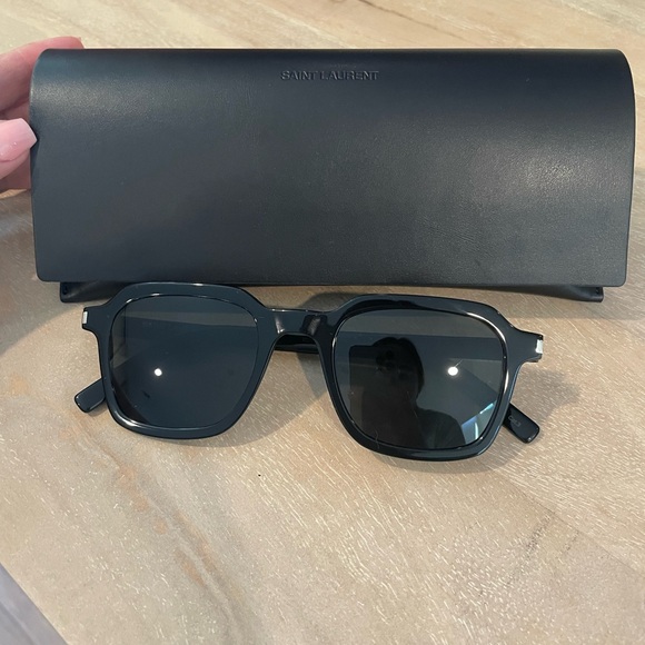 Saint Laurent Slim 715 Black Sunglasses - Picture 1 of 7